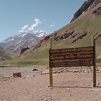  Blick auf den Aconcagua